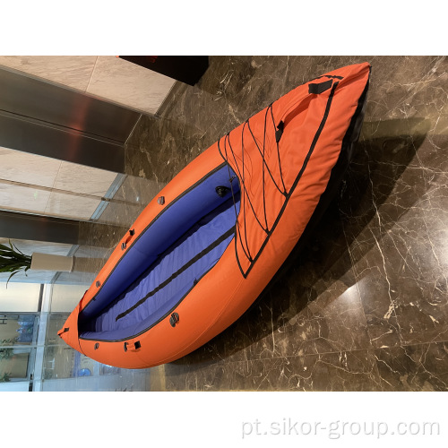Alta qualidade por atacado de caiaques infláveis ​​de barcos de pesca entretenimento de esportes aquáticos de canoa para 3 pessoas